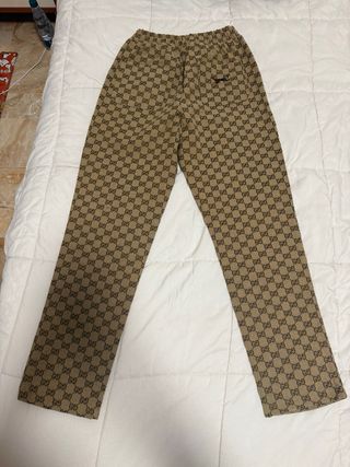 Pantaloni Gucci donna beige/marrone