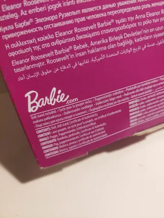 Barbie Eleanor Roosevelt Signature Donna