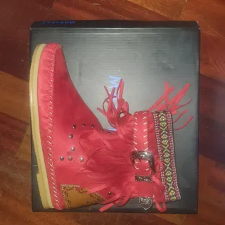 Botas Marypaz Rojas Talla 36 Nuevas
