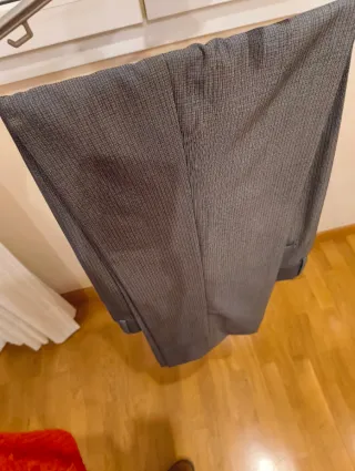 Traje de chaqueta italiano Graffiti gris Talla L