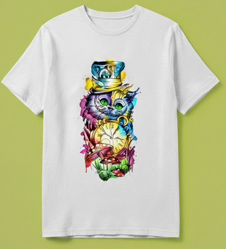 Camiseta Cheshire Mad Time Talla Única