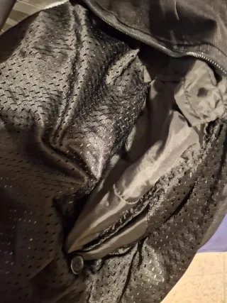 Chaqueta Moto Mujer Held Negra y Blanca