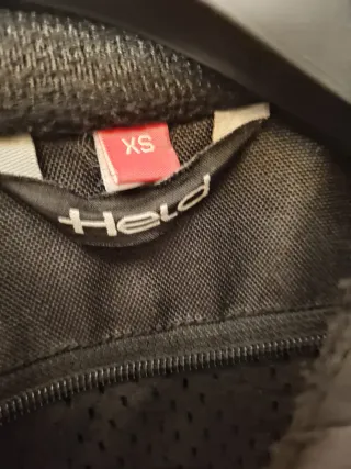 Chaqueta Moto Mujer Held Negra y Blanca