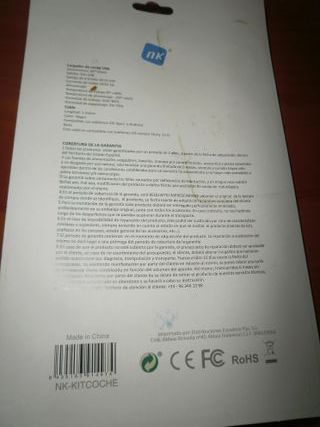 KIT CARGADOR SMARTPHONE PRECINTADO