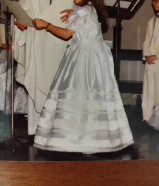 Vestido de Comunión Blanco Niña