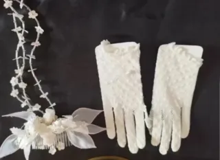 Vestido de Comunión Blanco Niña