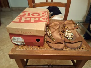 Sandalias Marrones Mujer Talla 39