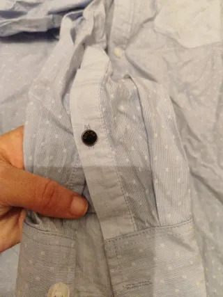 Camisa Guess Azul Estampada