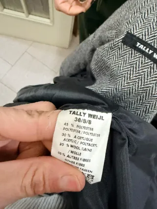 Cappotto TALLY WEiJLi donna grigio S  xs