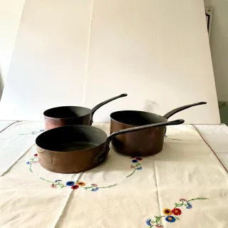 cazuelas cobre antiguo Precio unidad leer descripc