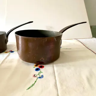 cazuelas cobre antiguo Precio unidad leer descripc