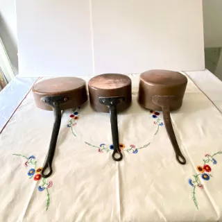 cazuelas cobre antiguo Precio unidad leer descripc