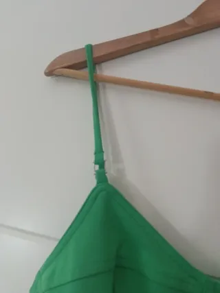 Mono verde esmeralda Mango Talla M