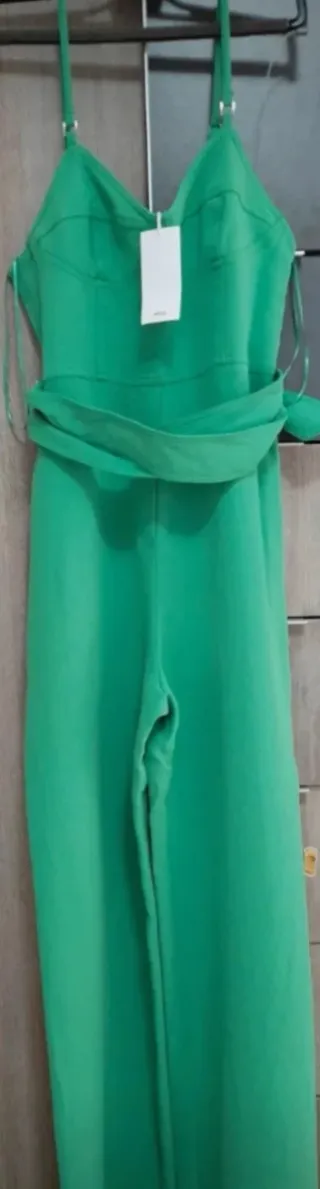 Mono verde esmeralda Mango Talla M