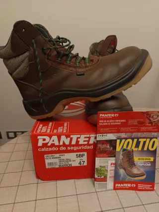 Botas de seguridad PANTER hombre marrones