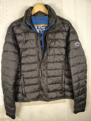 Abrigo Superdry Hombre Negro