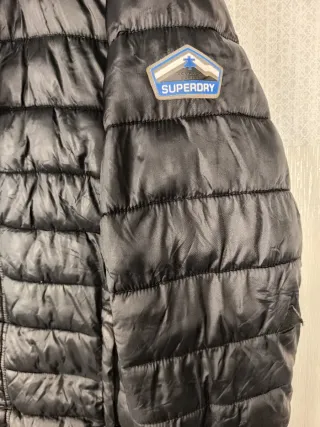 Abrigo Superdry Hombre Negro