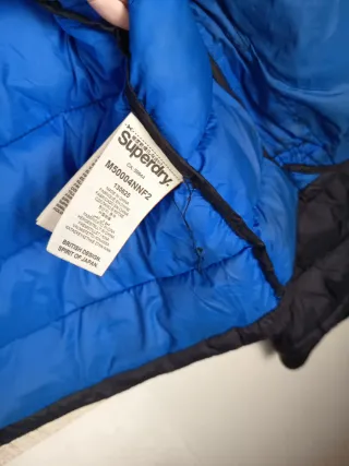 Abrigo Superdry Hombre Negro