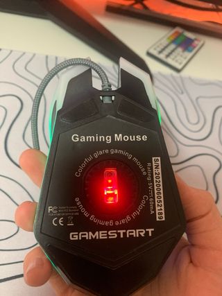 Ratón Gaming Gamestart Negro/Azul