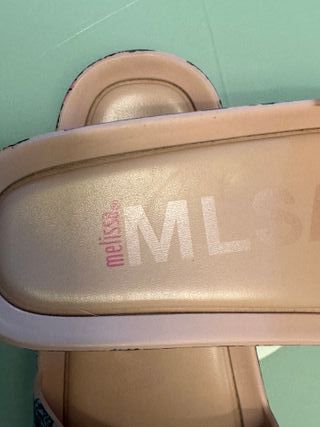 Ciabatte Melissa Floreali Rosa/Blu Tg.37