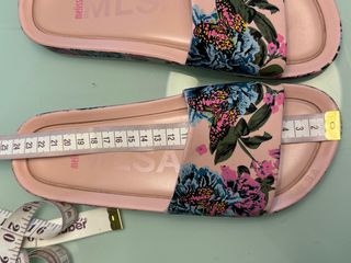 Ciabatte Melissa Floreali Rosa/Blu Tg.37