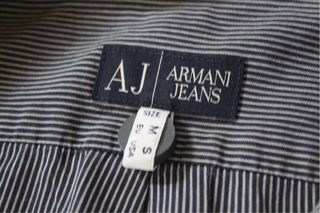 Camicia Uomo Armani Jeans Grigia