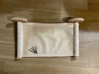 Hamaca para gatos de pared beige