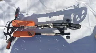 Patinete 3 ruedas tipo Trikke plegable