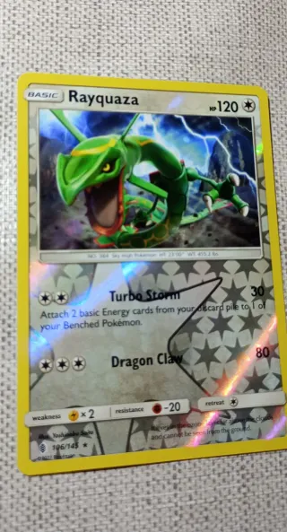 Carta Pokémon Rayquaza 106/145 Holo