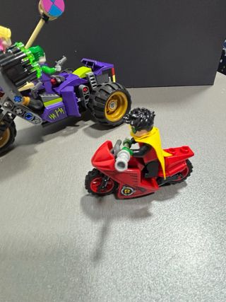 Lego Joker Coche y Robin Moto y manual