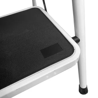 Escalera Plegable Acero 2 Peldaños, Nueva