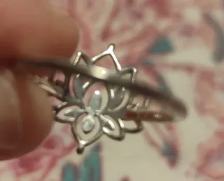 Anillo Plata Flor de Loto