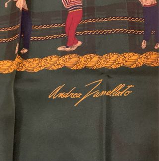 Sciarpa Andrea Zanellato 100% Seta - nuova