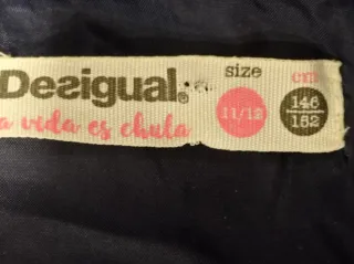 Chaleco Desigual azul estampado