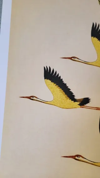 Poster A3 Gru giallo oro