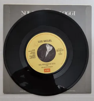 Luis Miguel 45 giri vinile Noi, Ragazzi di Oggi