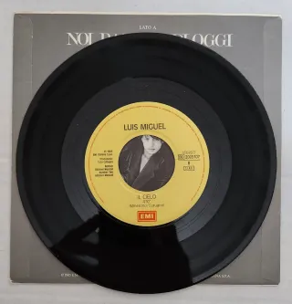 Luis Miguel 45 giri vinile Noi, Ragazzi di Oggi