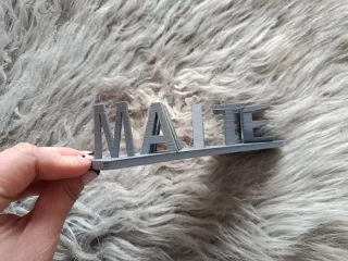 Nombres 3D personalizados