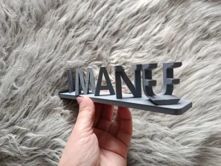 Nombres 3D personalizados