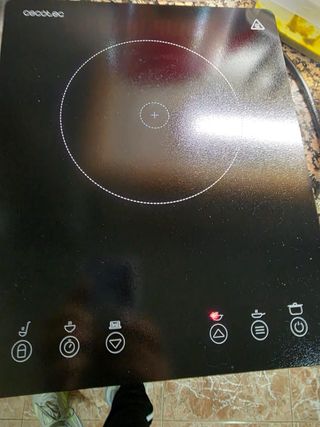 Placa Inducción Cecotec Full Magma Slim 2000W