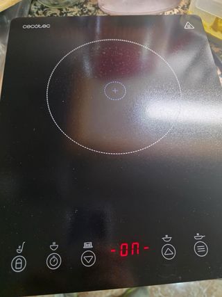 Placa Inducción Cecotec Full Magma Slim 2000W