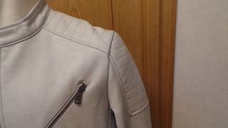 Chaqueta Biker Gris Perla XL Mysthic