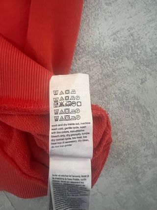 Sudadera Calvin Klein CK Jeans Roja | Vintage 90s