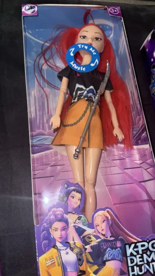 Set 3 Bambole K-Pop Demon Hunters Suonano illumina