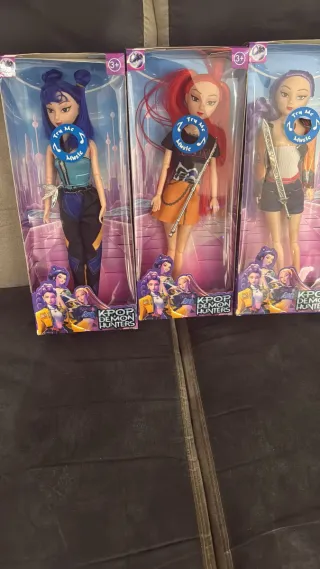 Set 3 Bambole K-Pop Demon Hunters Suonano illumina