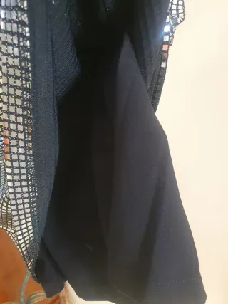 Liu Jo gonna mini nera e argento tg 16 anni