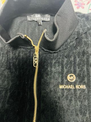 Conjunto Michael Kors Negro y Dorado Nuevo