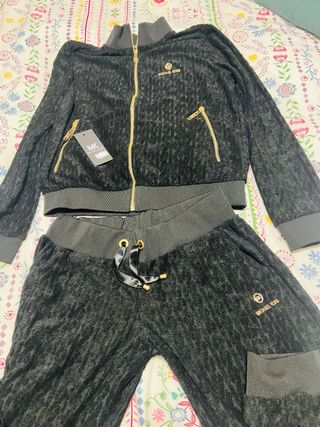 Conjunto Michael Kors Negro y Dorado Nuevo