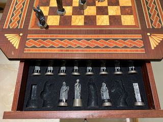 Mesa de ajedrez de lujo vintage