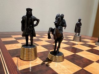 Mesa de ajedrez de lujo vintage